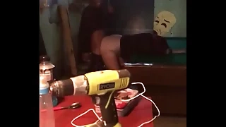 white slut fucked primarily pool table