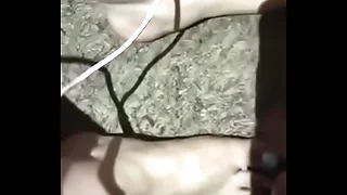 Nice little cumshot on my Latina BBW titillating feet