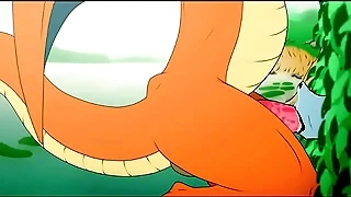 Charizard been sucked by Sisu - ManFromEarth